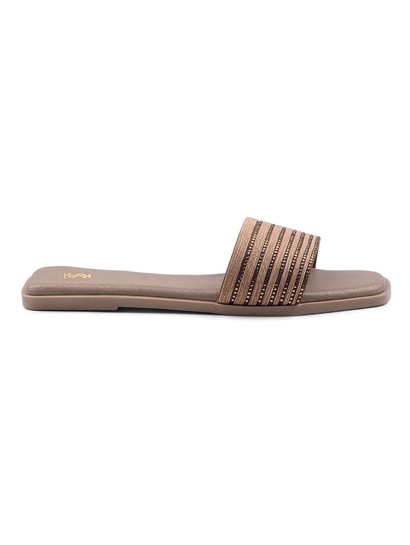 women embellished slip on flats - 22555644 -  Standard Image - 1