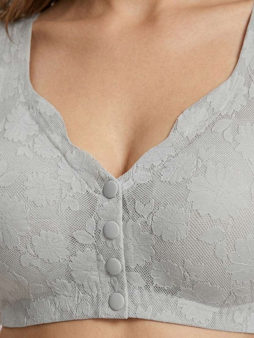 women self design regular nursing bra - 22555648 -  Standard Image - 4
