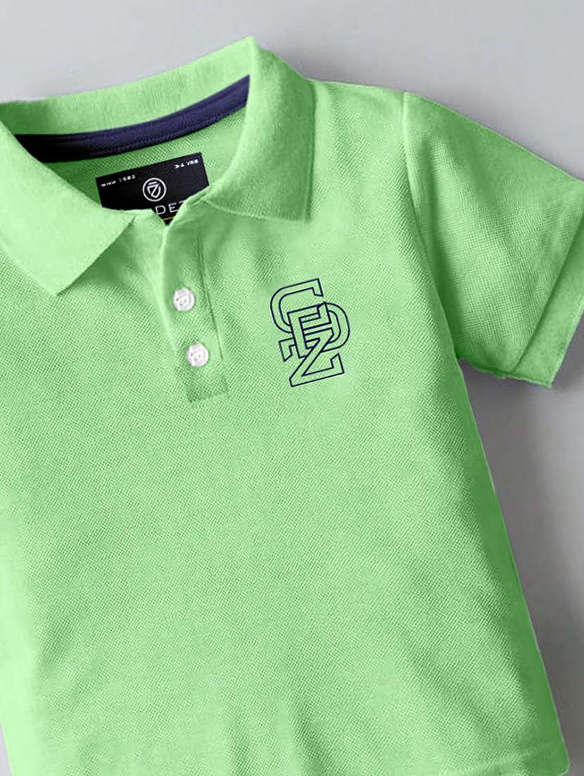 boys pack of 3 printed short sleeves polo t-shirt - 22555818 -  Standard Image - 4
