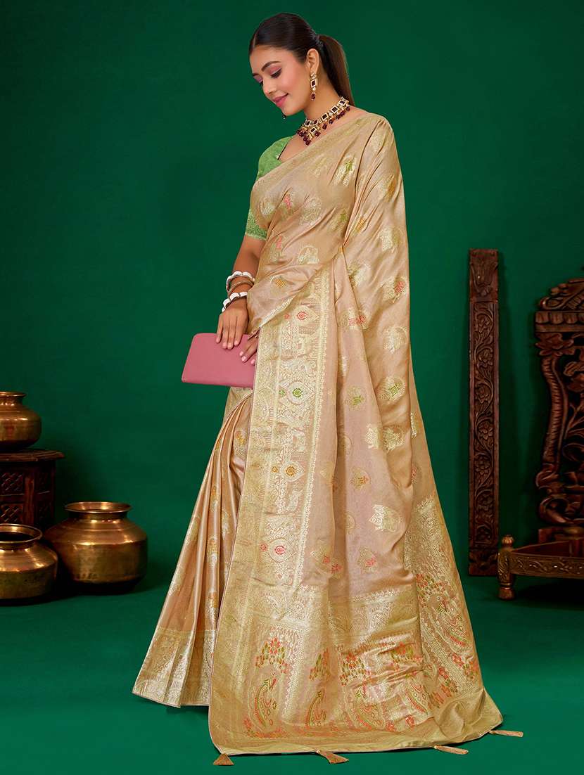 women self design banarasi saree with blouse - 22556906 -  Standard Image - 1