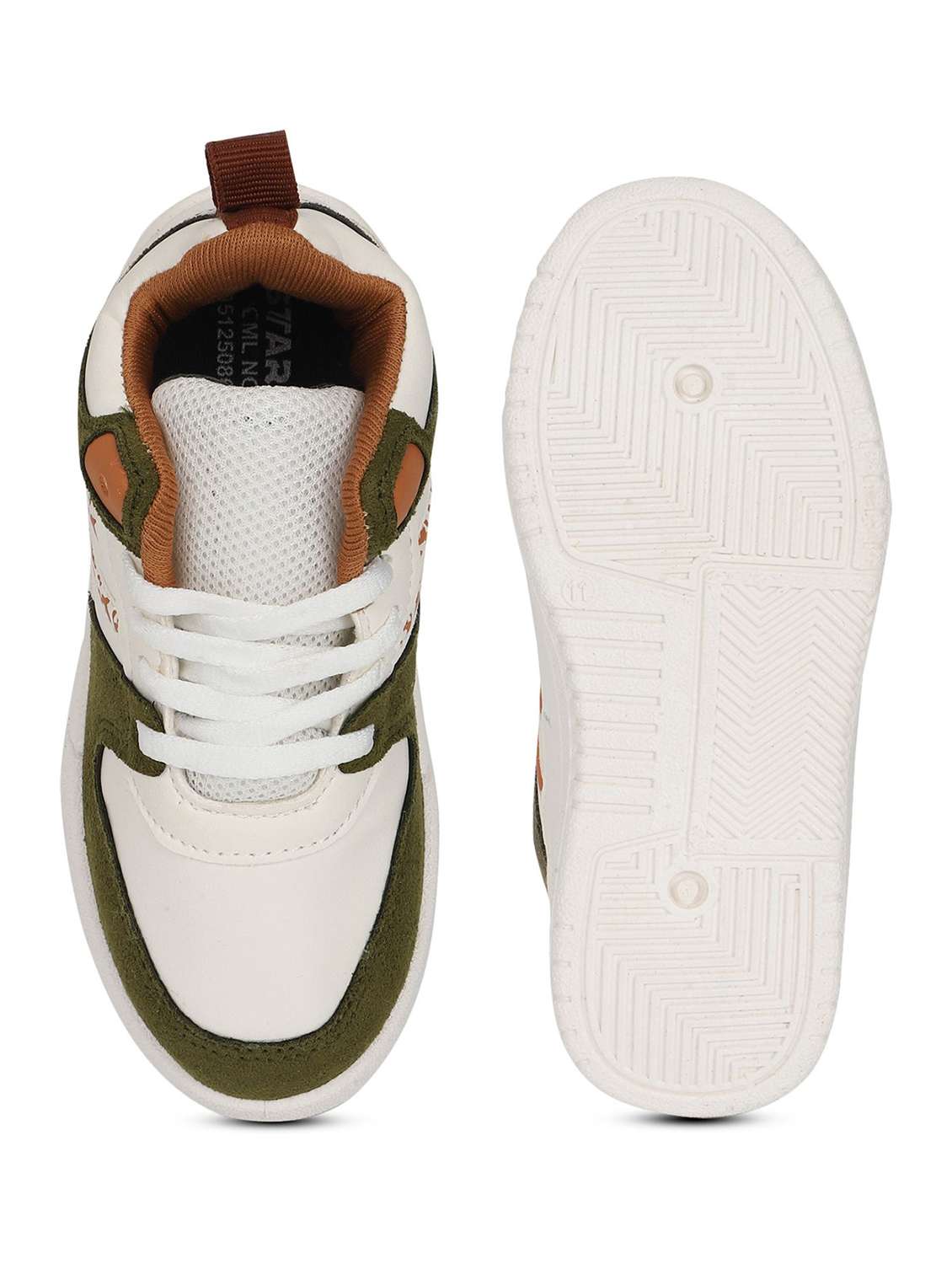 boys colourblocked lace up sneakers - 22556919 -  Standard Image - 4