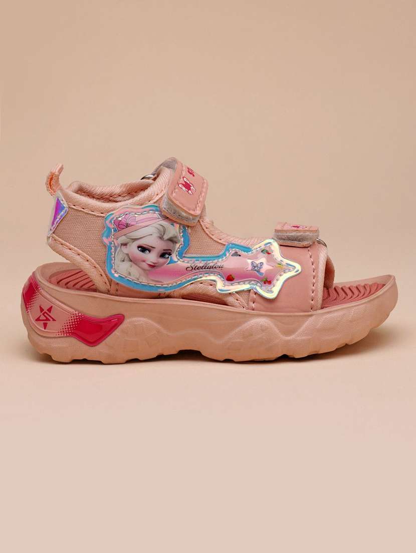 girls printed ankle strap floaters - 22556929 -  Standard Image - 1