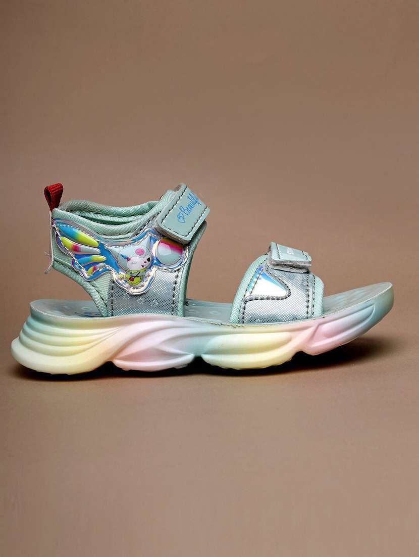 kids printed ankle strap floaters - 22556979 -  Standard Image - 1