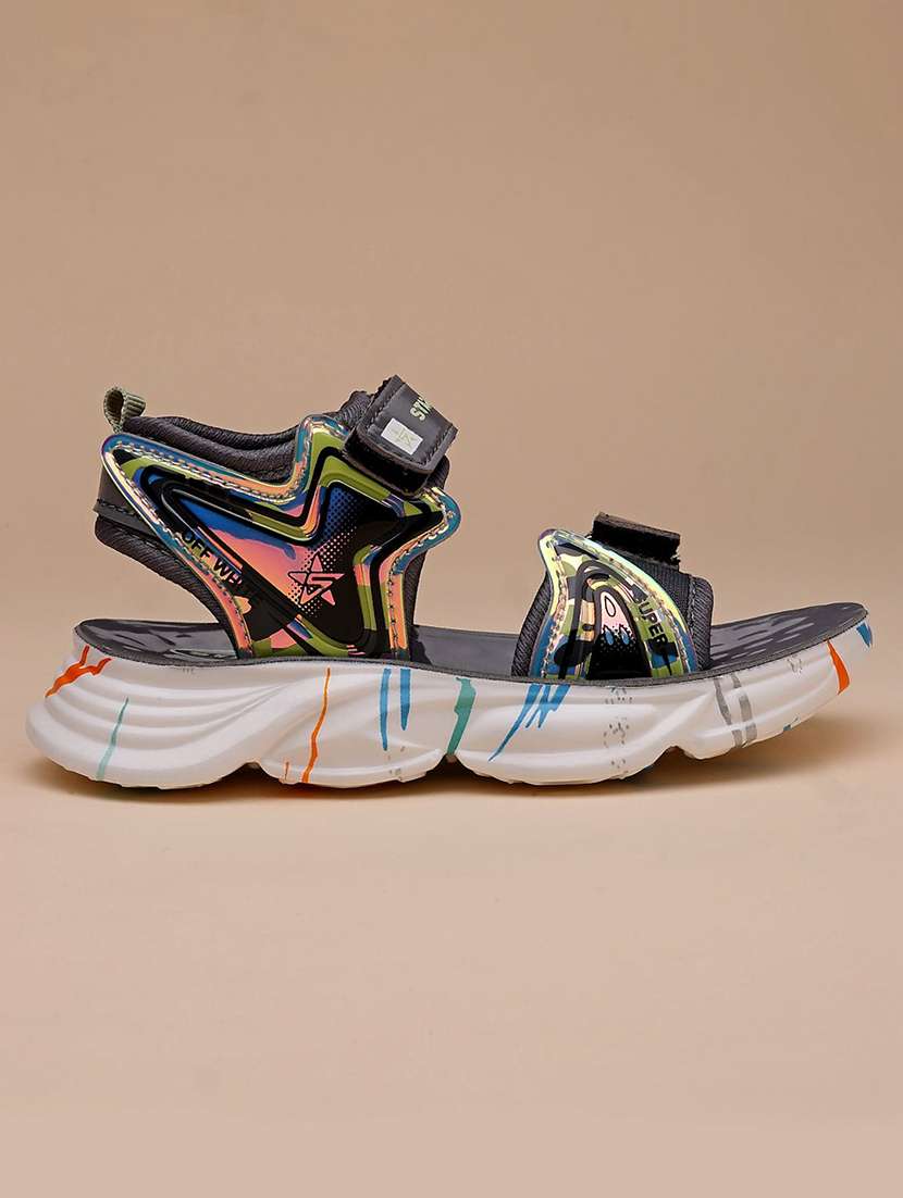kids printed ankle strap floaters - 22556980 -  Standard Image - 1