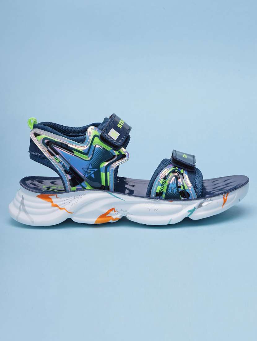 kids printed ankle strap floaters - 22556982 -  Standard Image - 1