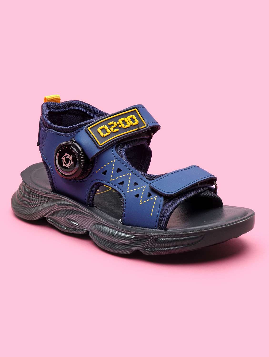 kids solid ankle strap floaters - 22556983 -  Standard Image - 1