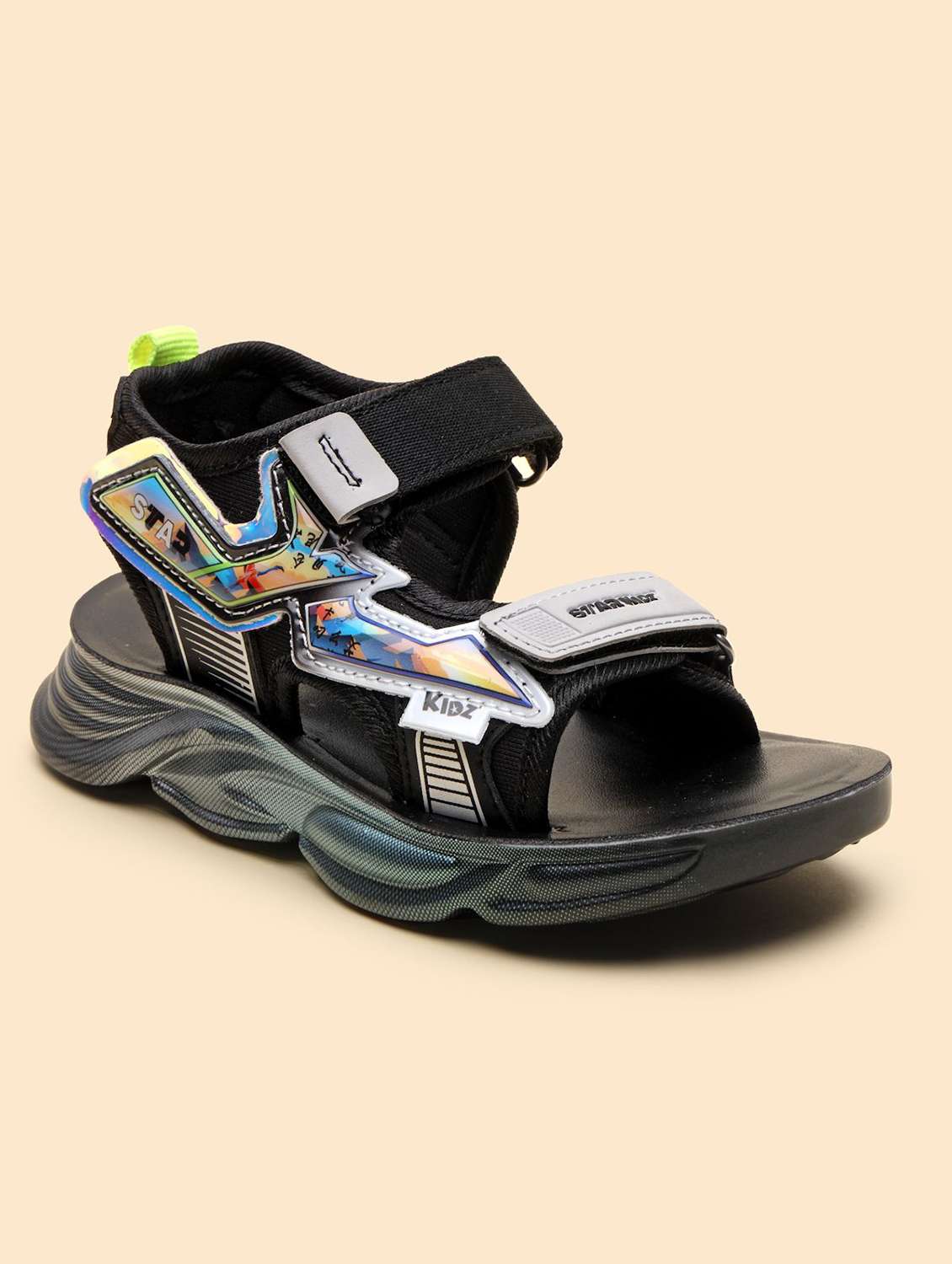 kids printed ankle strap floaters - 22556986 -  Standard Image - 1