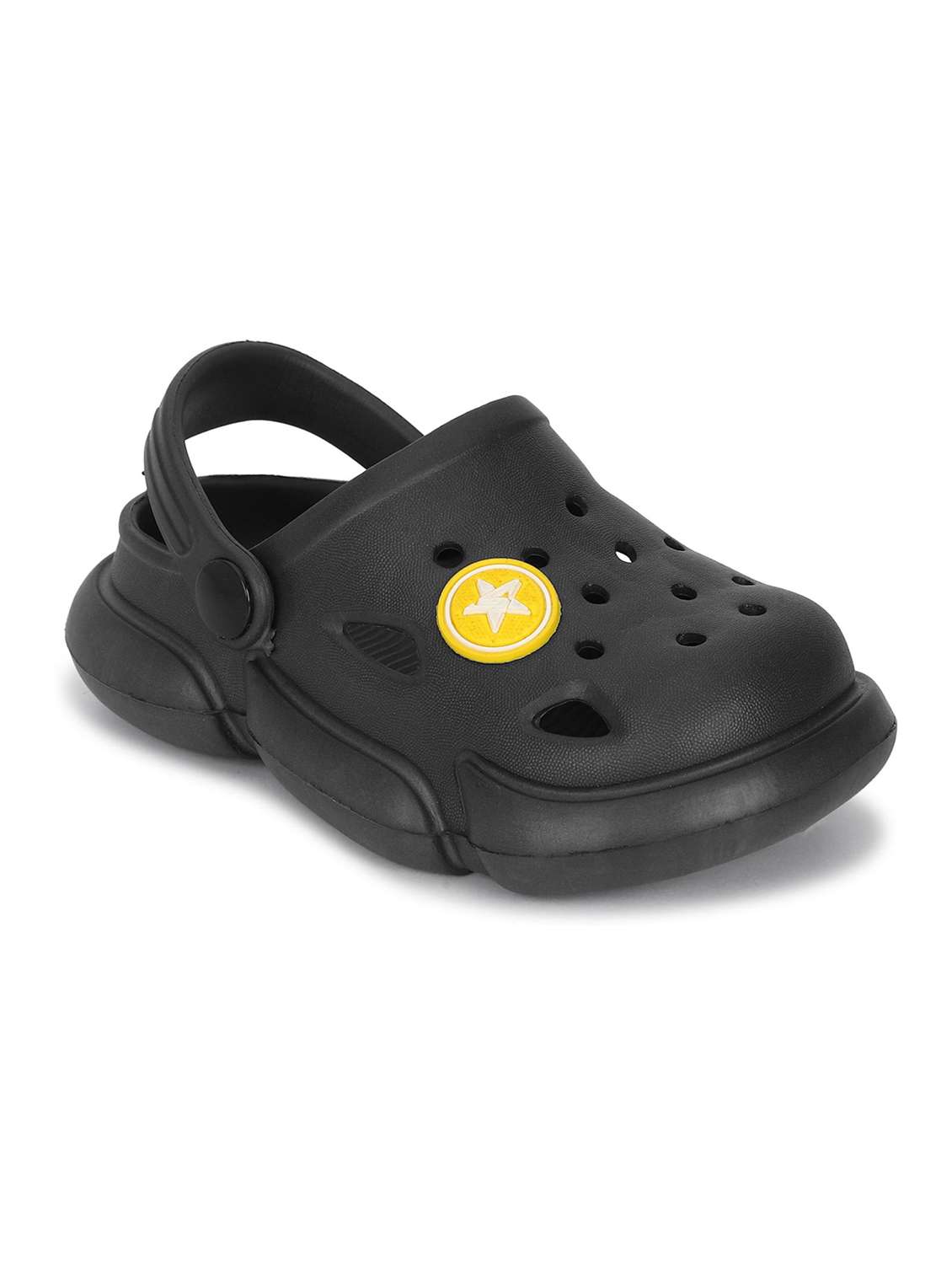 kids applique detailed back strap clogs - 22557001 -  Standard Image - 1