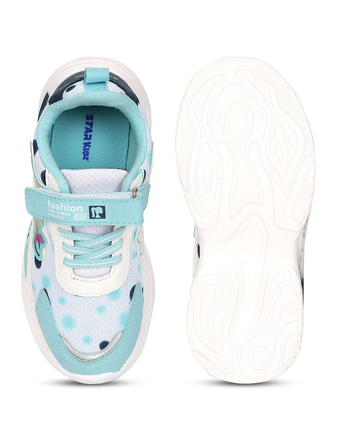 girls printed slip on sports shoes - 22557034 -  Standard Image - 4