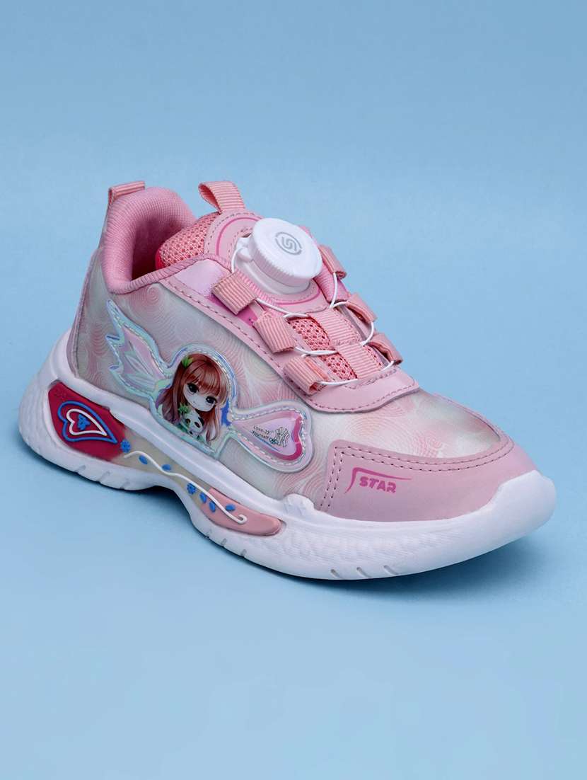girls printed slip on sports shoes - 22557038 -  Standard Image - 1
