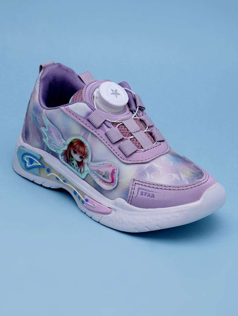 Girls Printed Slip On Sports Shoes - 22557039 -  Standard Image - 1