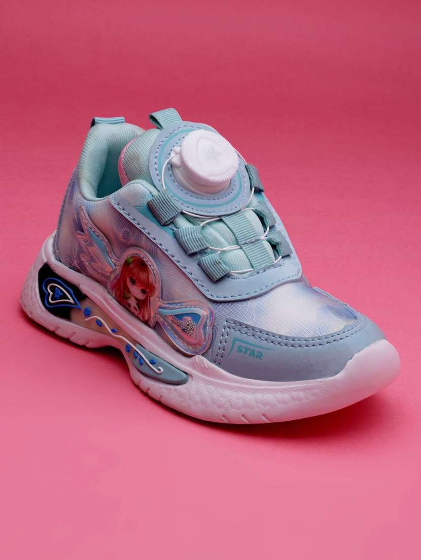 Girls Printed Slip On Sports Shoes - 22557040 -  Standard Image - 1