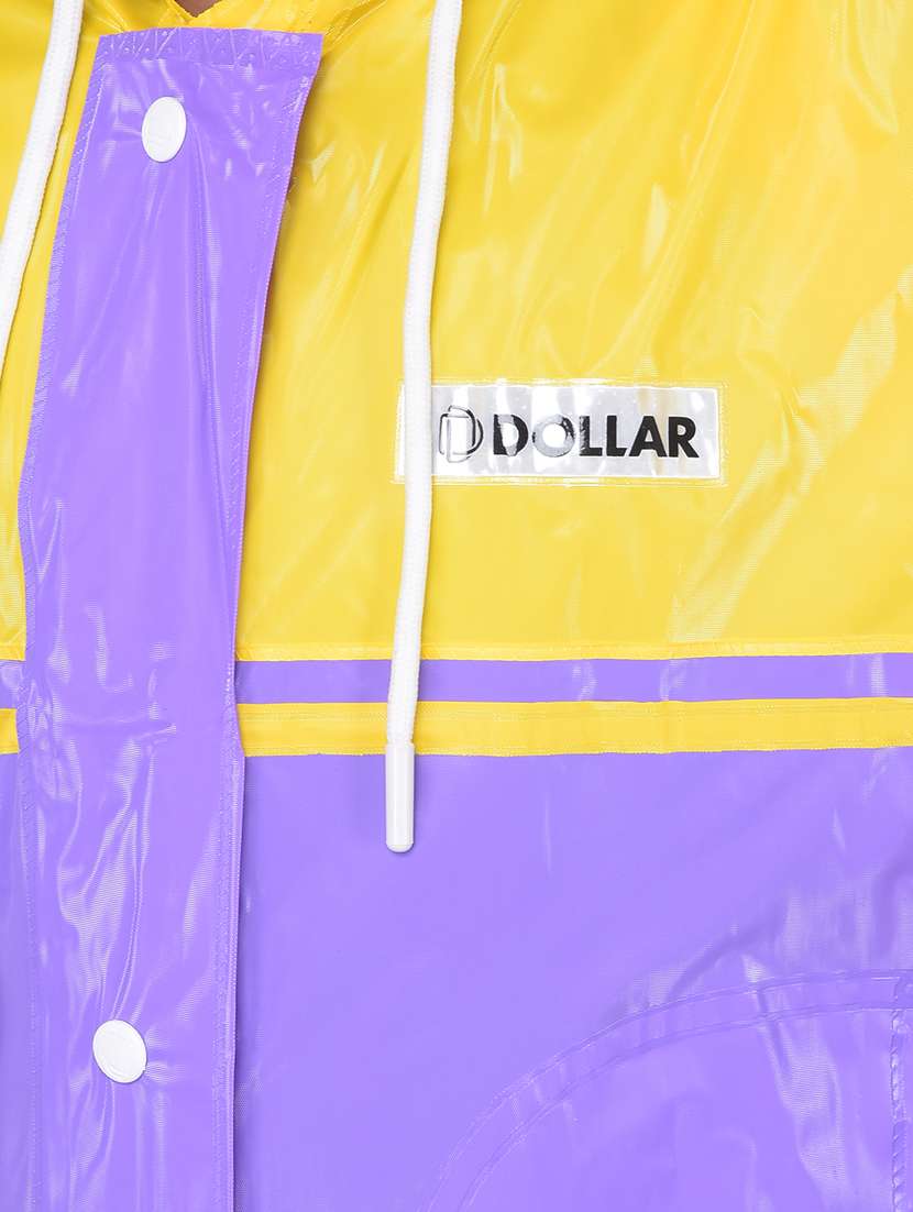 kids colourblocked long sleeves raincoat - 22557151 -  Standard Image - 4