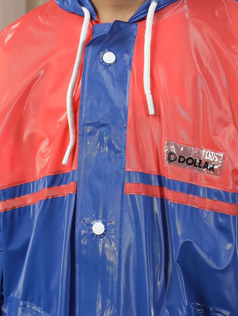 kids colourblocked long sleeves raincoat - 22557153 -  Standard Image - 1