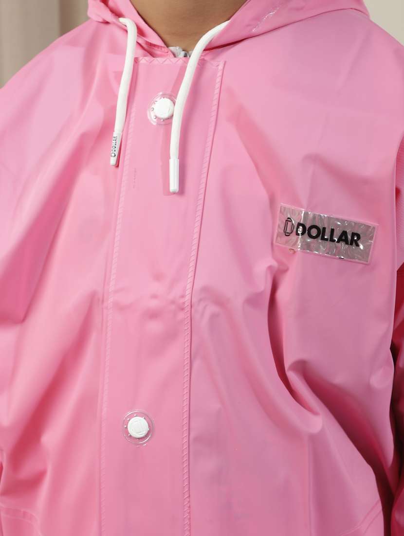 kids solid long sleeves raincoat - 22557158 -  Standard Image - 1