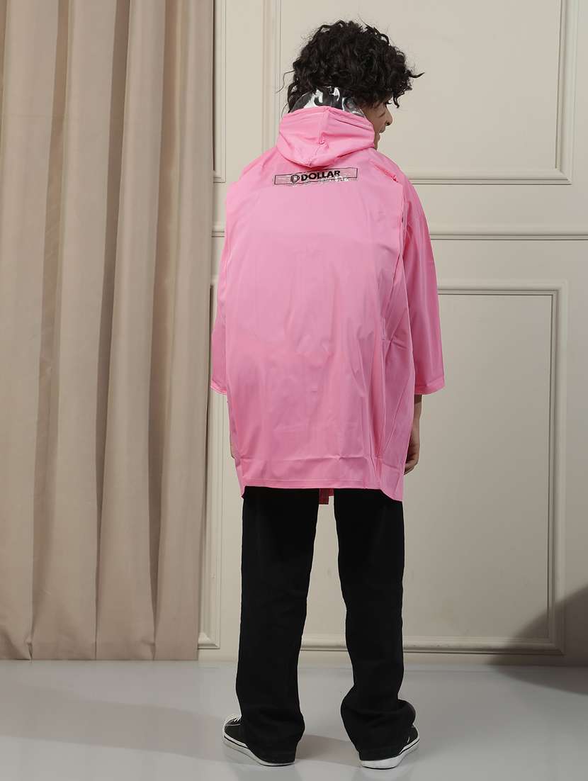 kids solid long sleeves raincoat - 22557158 -  Standard Image - 4