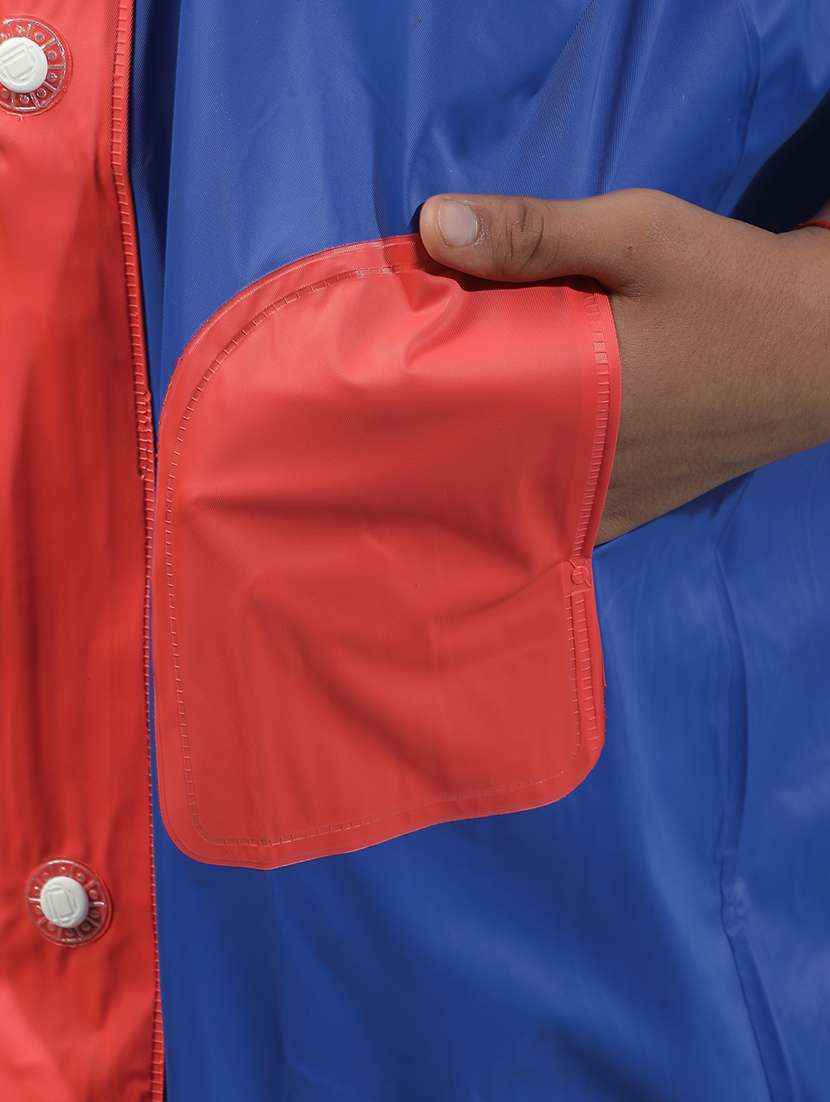 kids colourblocked long sleeves raincoat - 22557159 -  Standard Image - 1
