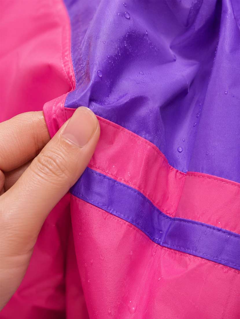 kids colourblocked long sleeves raincoat - 22557160 -  Standard Image - 4
