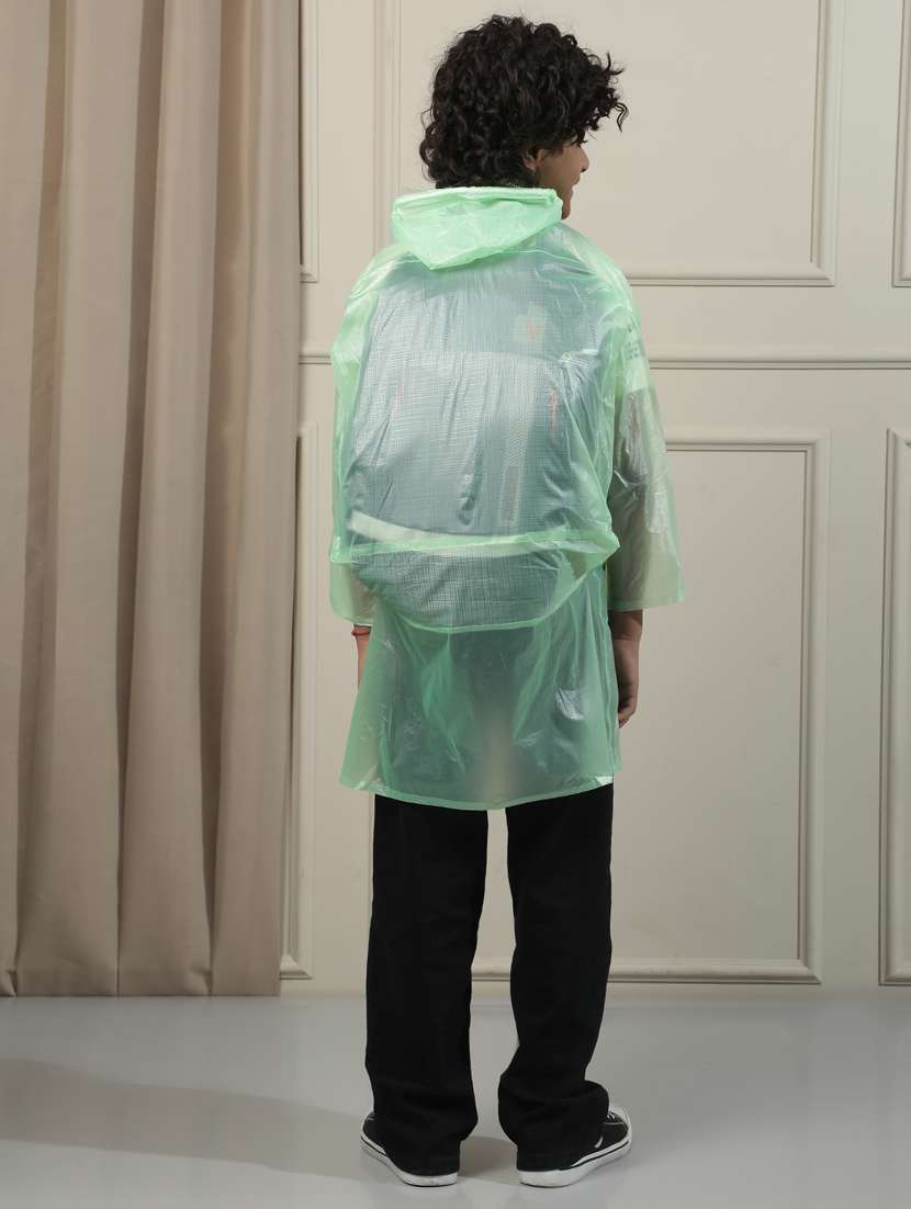 kids self design long sleeves raincoat - 22557170 -  Standard Image - 4