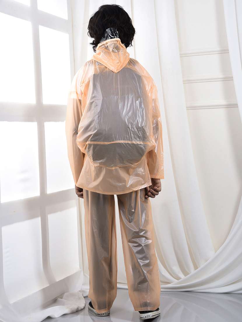 kids self design long sleeves raincoat - 22557172 -  Standard Image - 4