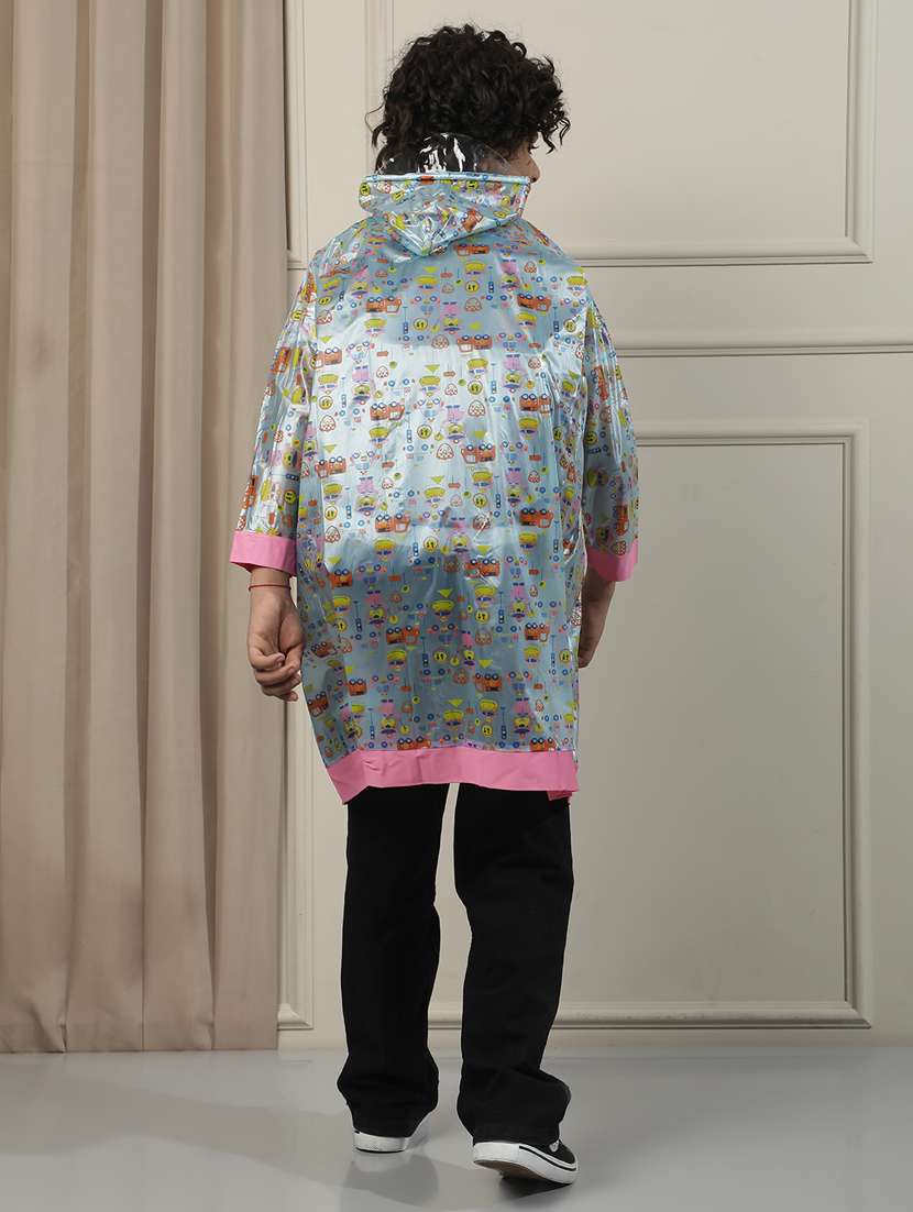 kids printed long sleeves raincoat - 22557181 -  Standard Image - 4