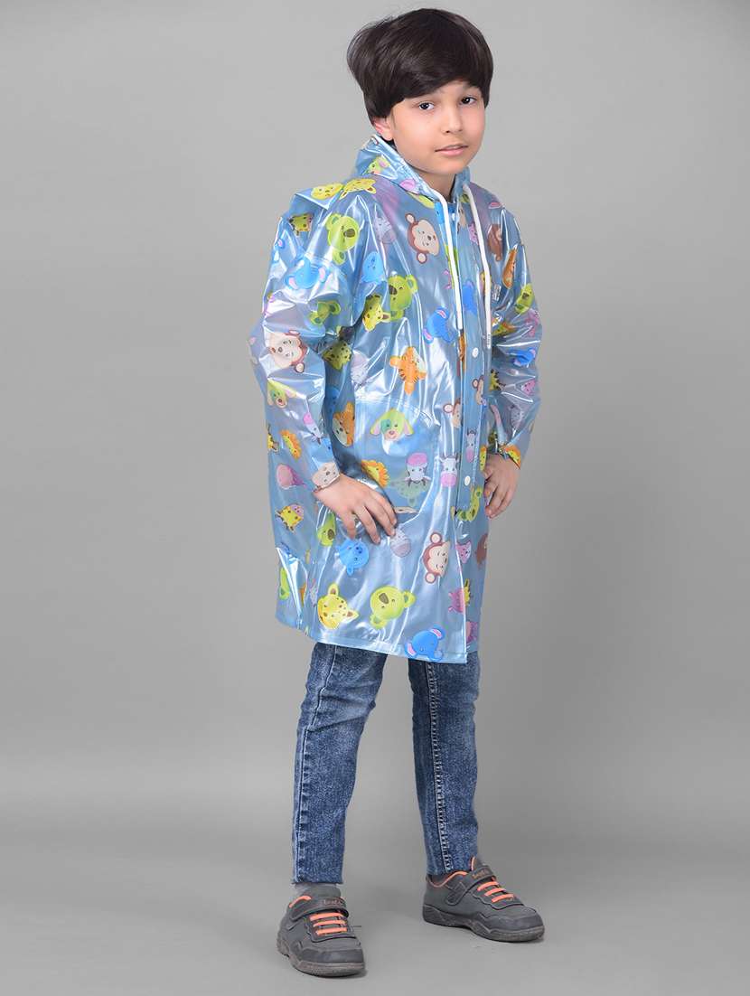 Kids Printed Long Sleeves Raincoat - 22557189 -  Standard Image - 1