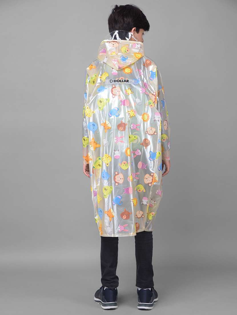 kids printed long sleeves raincoat - 22557191 -  Standard Image - 4
