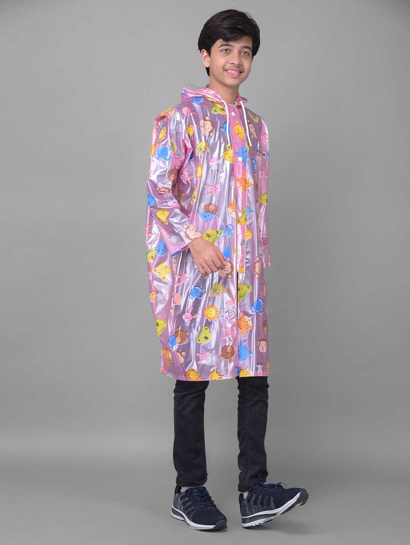 kids printed long sleeves raincoat - 22557192 -  Standard Image - 1