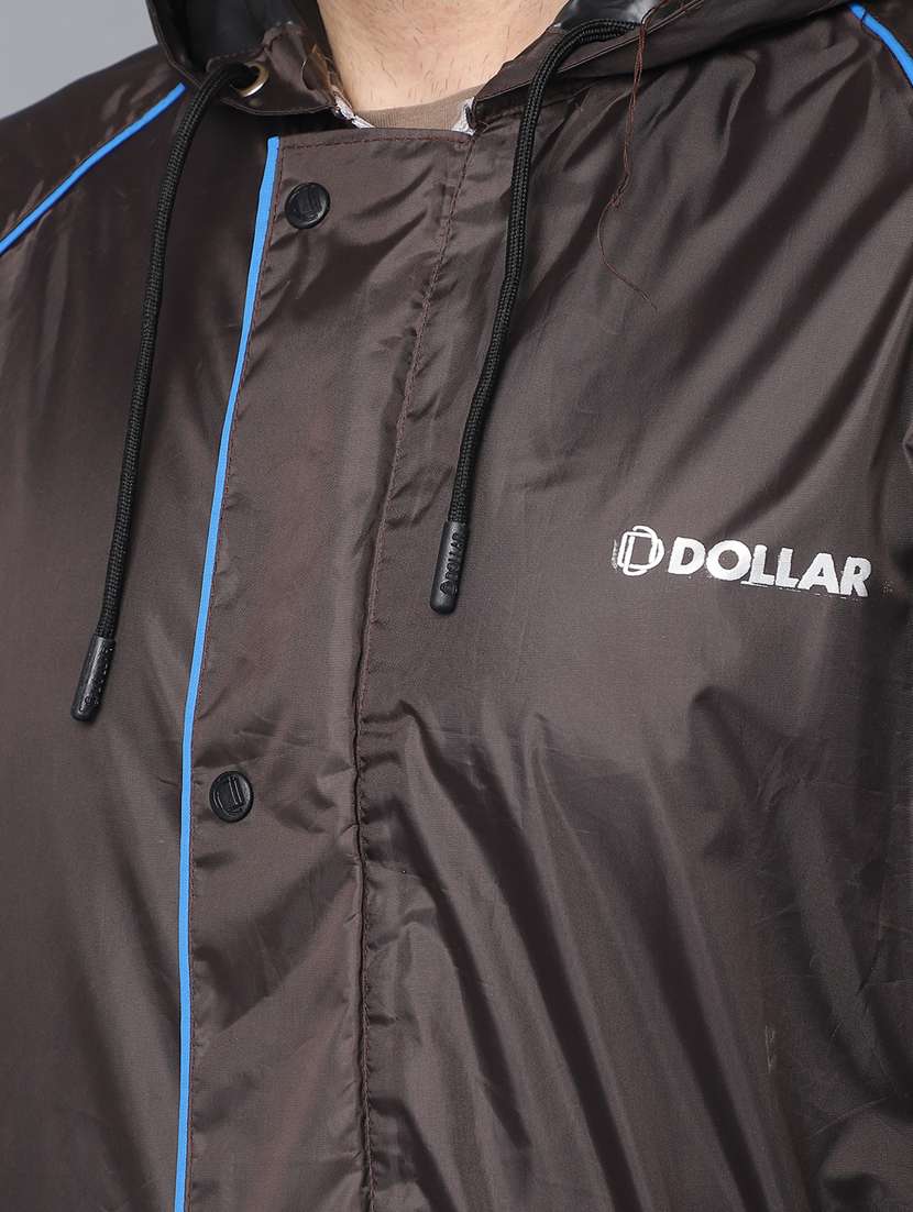 men solid long sleeve hooded raincoat - 22557299 -  Standard Image - 4