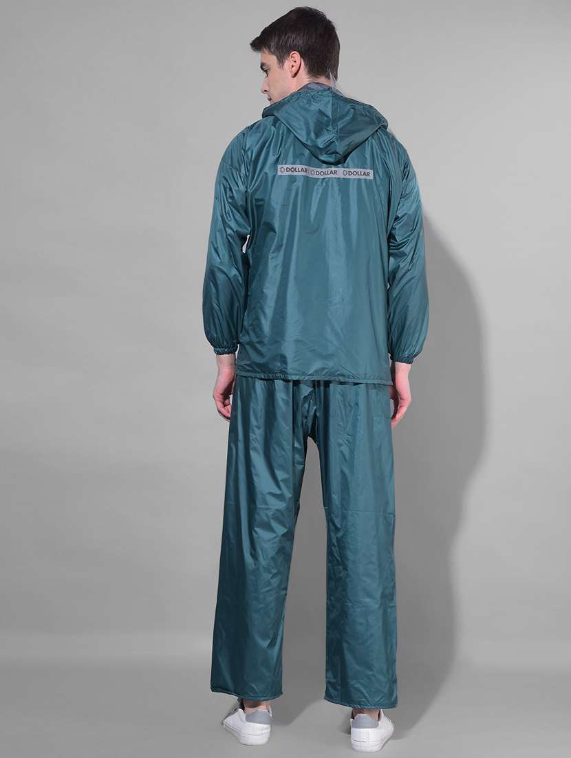 men solid long sleeve hooded rain suit set - 22557437 -  Standard Image - 4