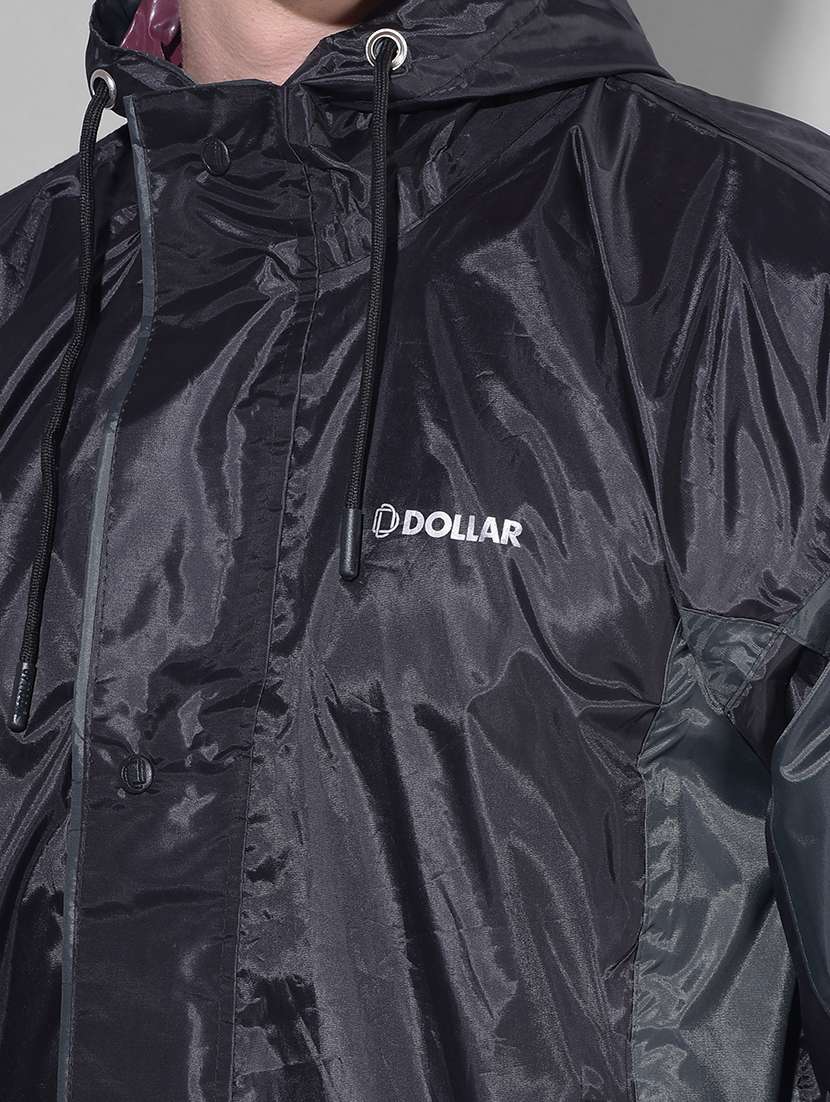 men solid long sleeve hooded rain suit set - 22557559 -  Standard Image - 1