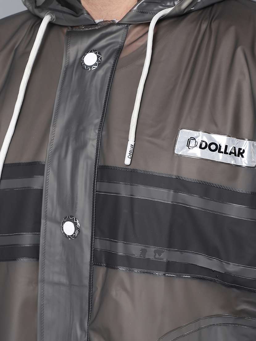 men color block long sleeve hooded rain suit set - 22557681 -  Standard Image - 1