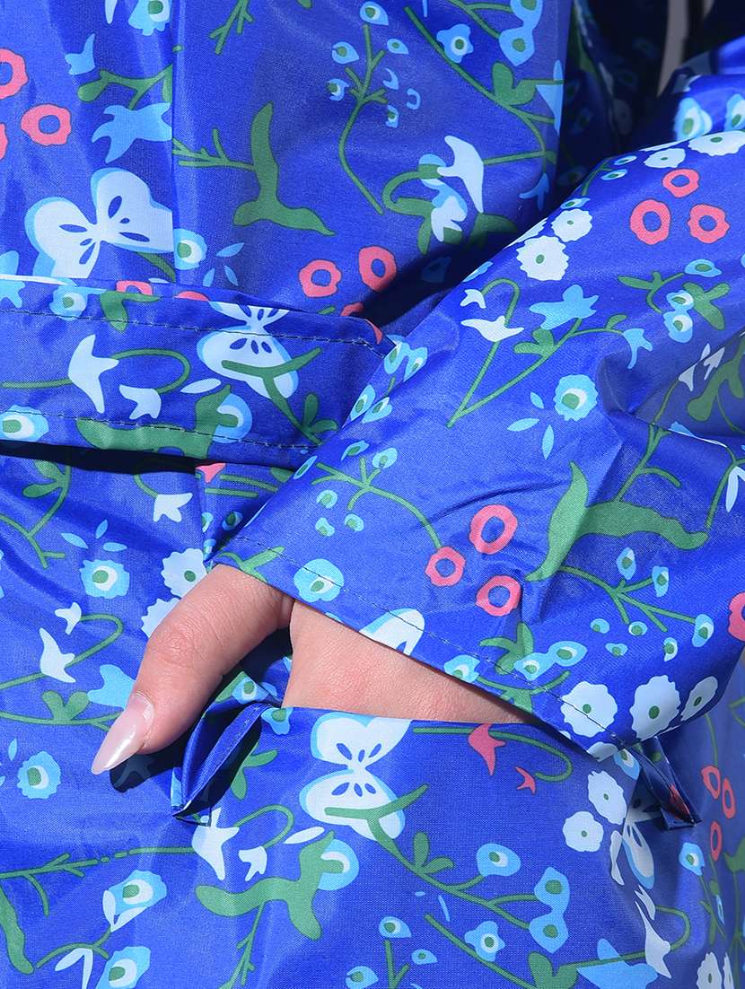 women printed long sleeves raincoat - 22557705 -  Standard Image - 1