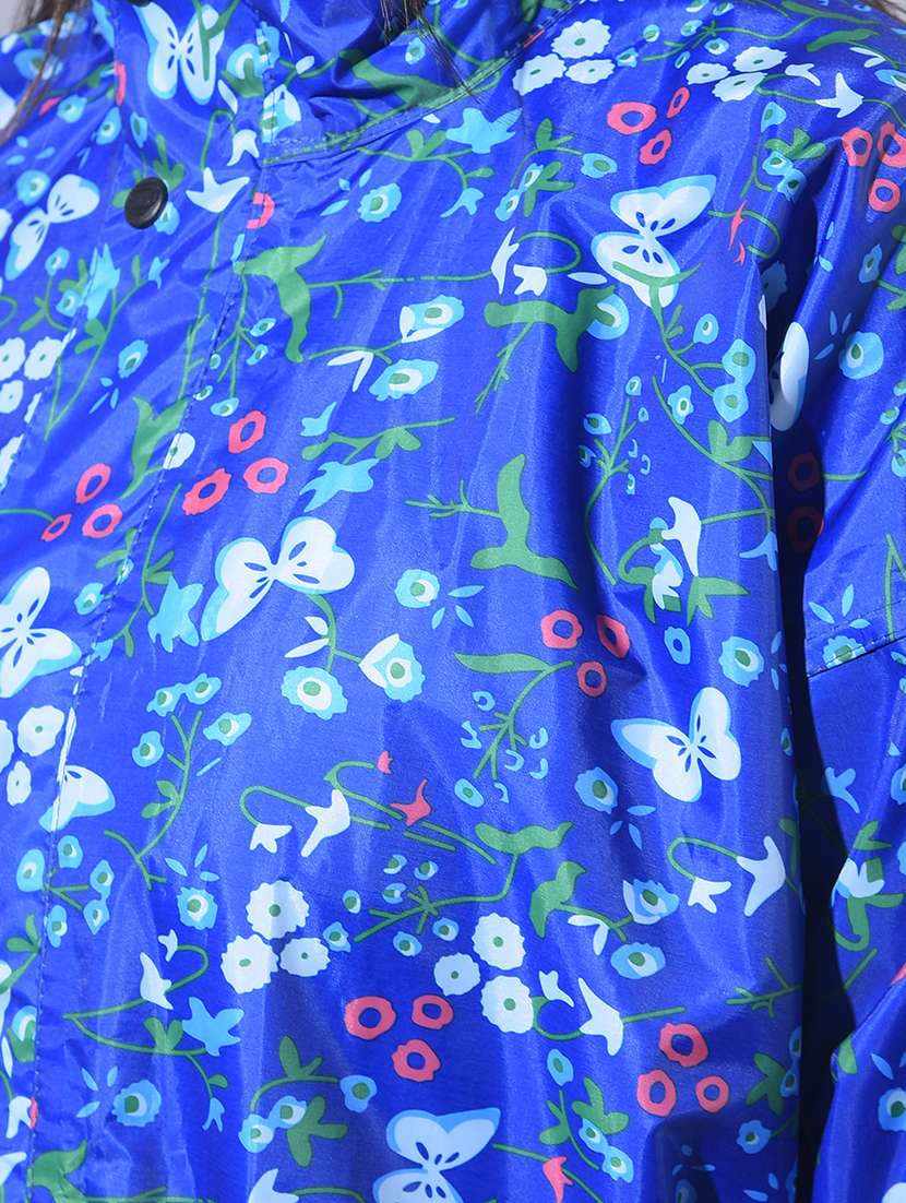 women printed long sleeves raincoat - 22557705 -  Standard Image - 4