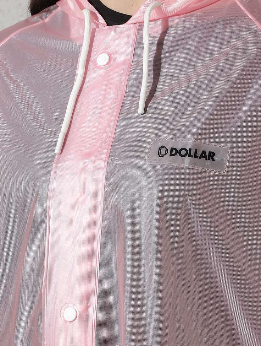 women self design long sleeves raincoat - 22557744 -  Standard Image - 1
