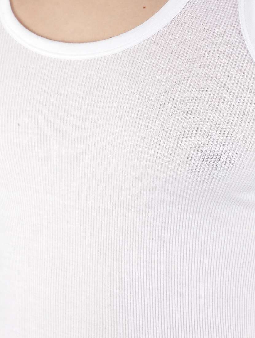 men pack of 2 solid sleeveless vest - 22557872 -  Standard Image - 4