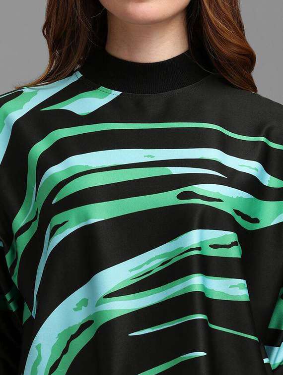 women printed long sleeves top and skirt co-ord set - 22558296 -  Standard Image - 1