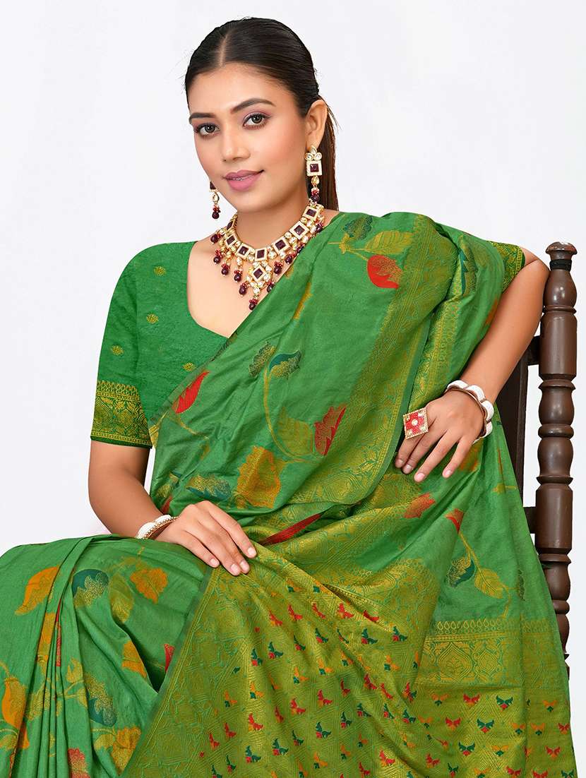 women self design banarasi saree with blouse - 22558369 -  Standard Image - 1