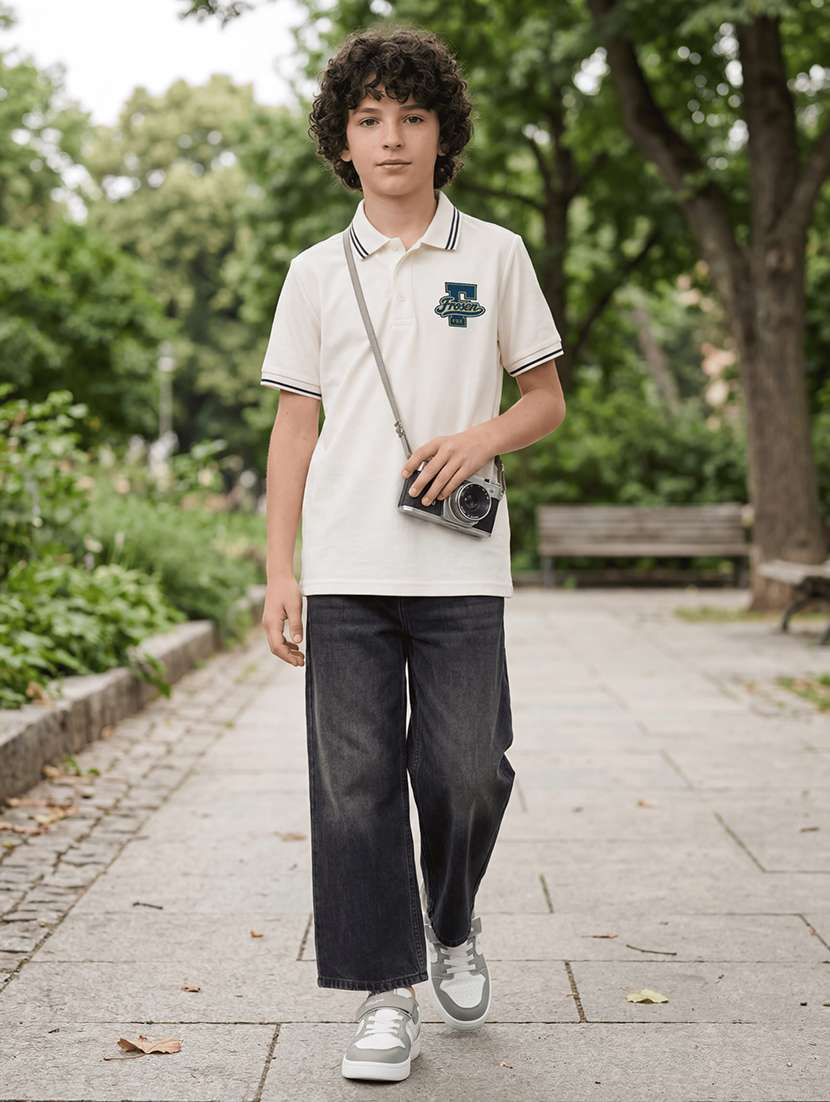 boys printed short sleeves polo t-shirt - 22558454 -  Standard Image - 4