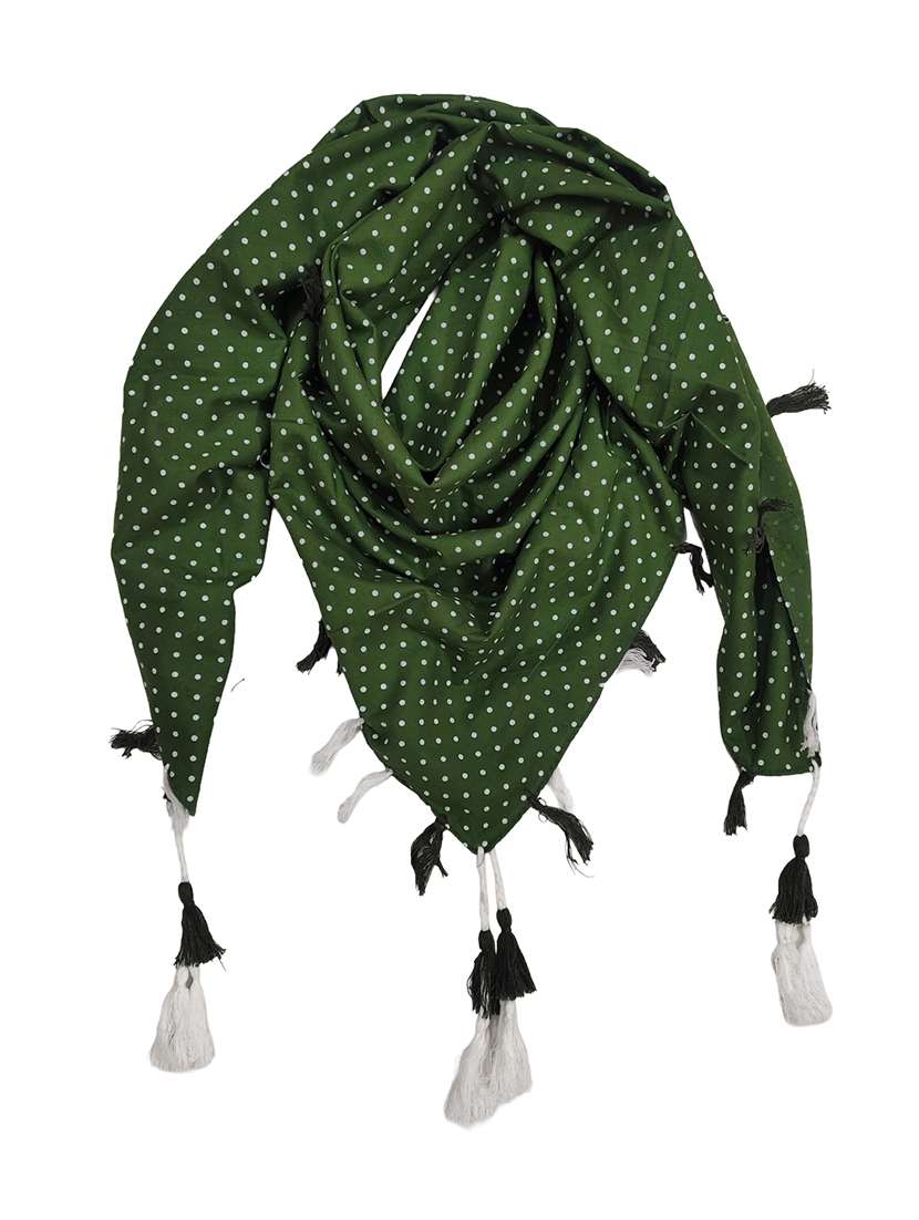 women pack of 2 printed scarf featuring with tassels - 22558507 -  Standard Image - 1