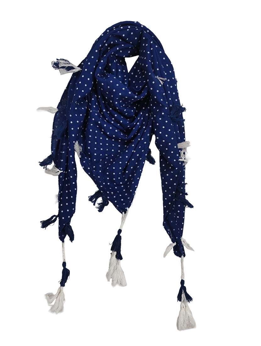 women printed scarf featuring with tassels - 22558516 -  Standard Image - 1