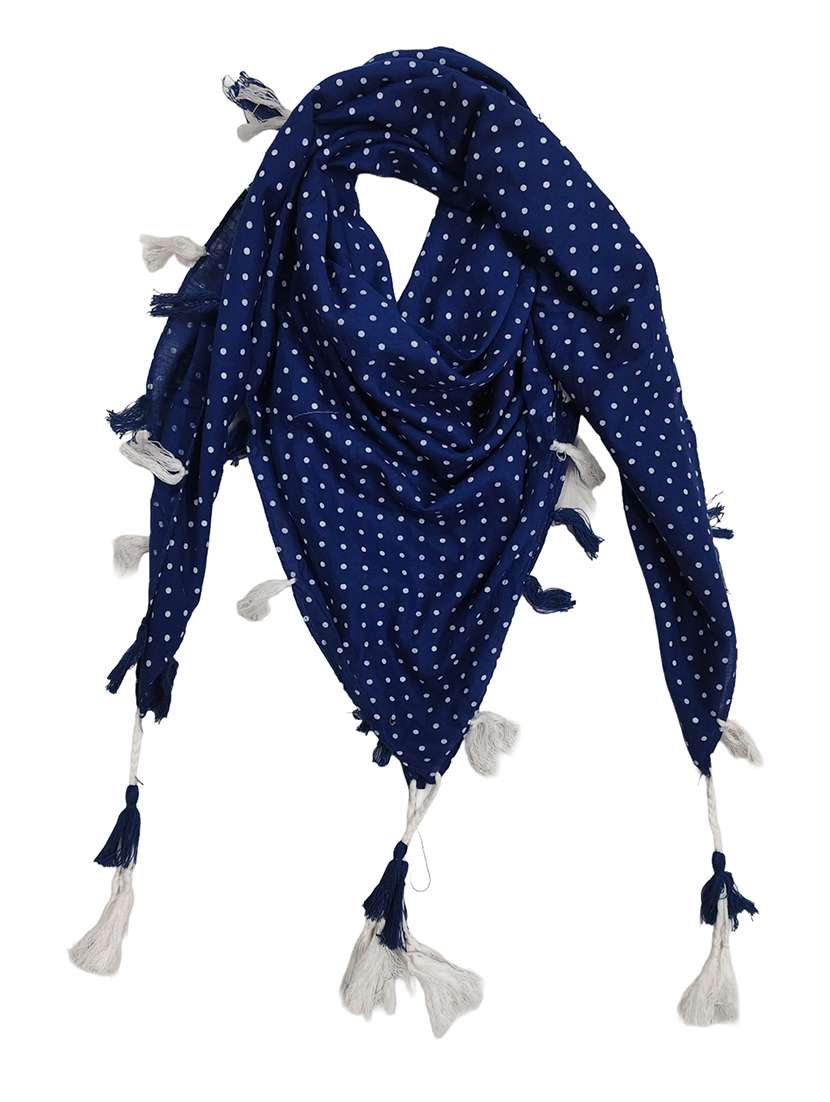 women pack of 2 printed scarf featuring with tassels - 22558518 -  Standard Image - 1