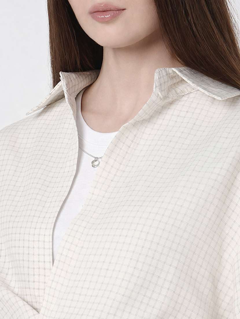Women Printed Long Sleeves High Low Top - 22558588 -  Standard Image - 1