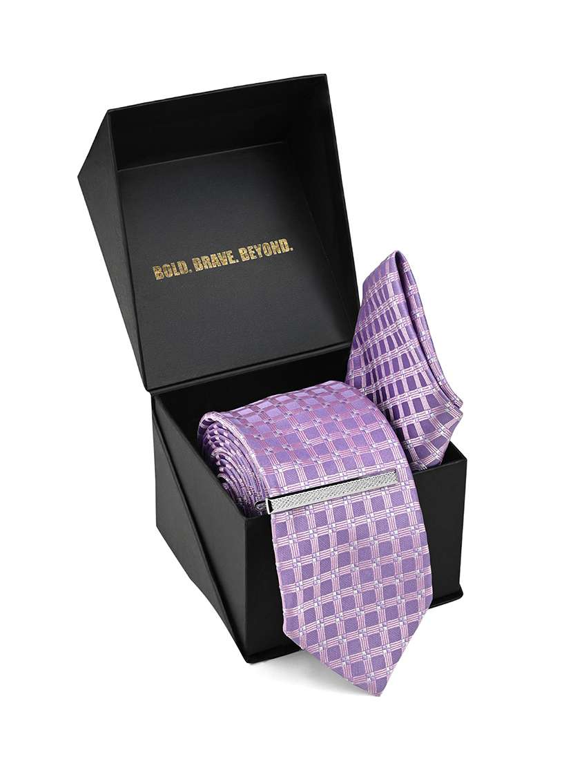 Men Necktie And Pocket Square Gift Box Set - 22558726 -  Standard Image - 4