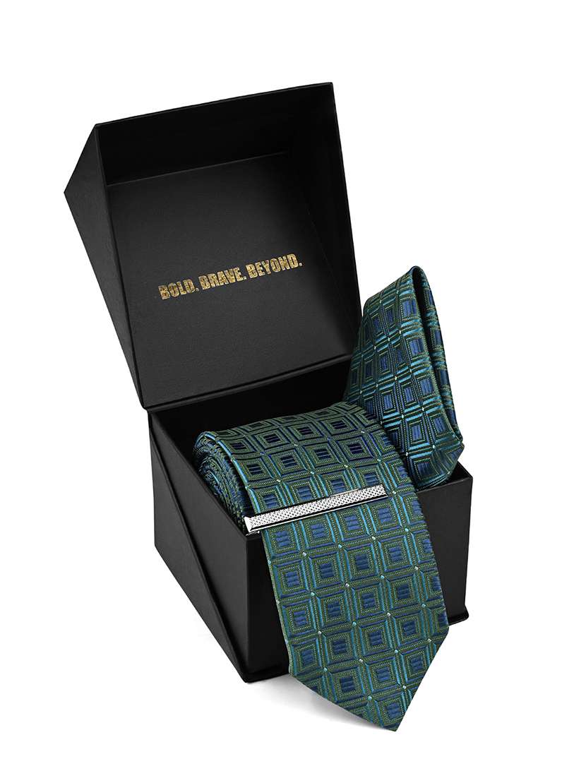 Men Necktie And Pocket Square Gift Box Set - 22558734 -  Standard Image - 4