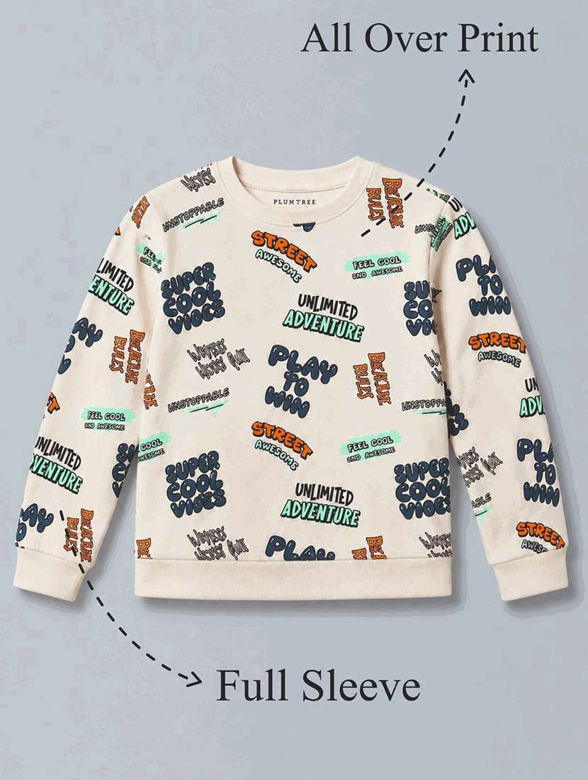 boys printed long sleeves full length set - 22558765 -  Standard Image - 1
