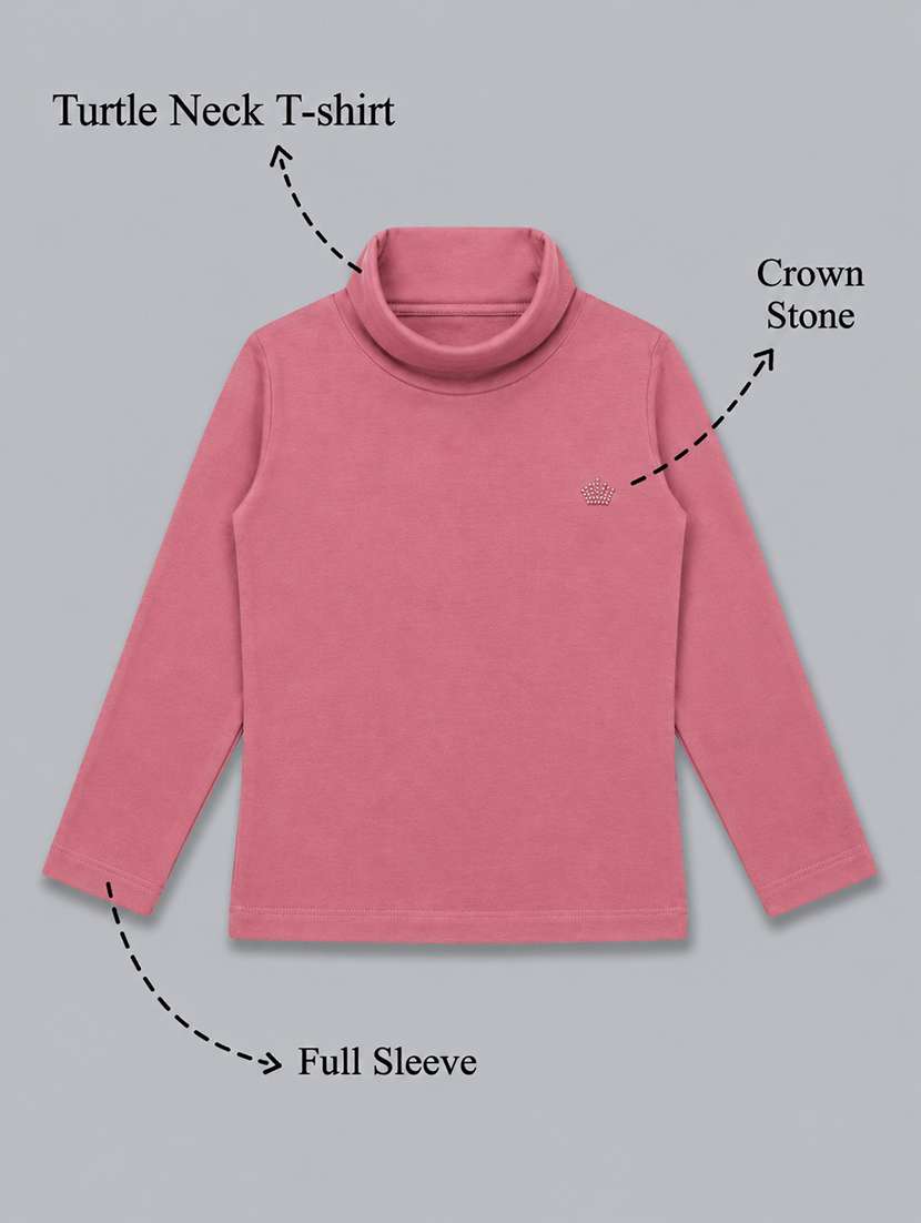 girls pack of 2 solid long sleeves regular tee - 22558797 -  Standard Image - 1