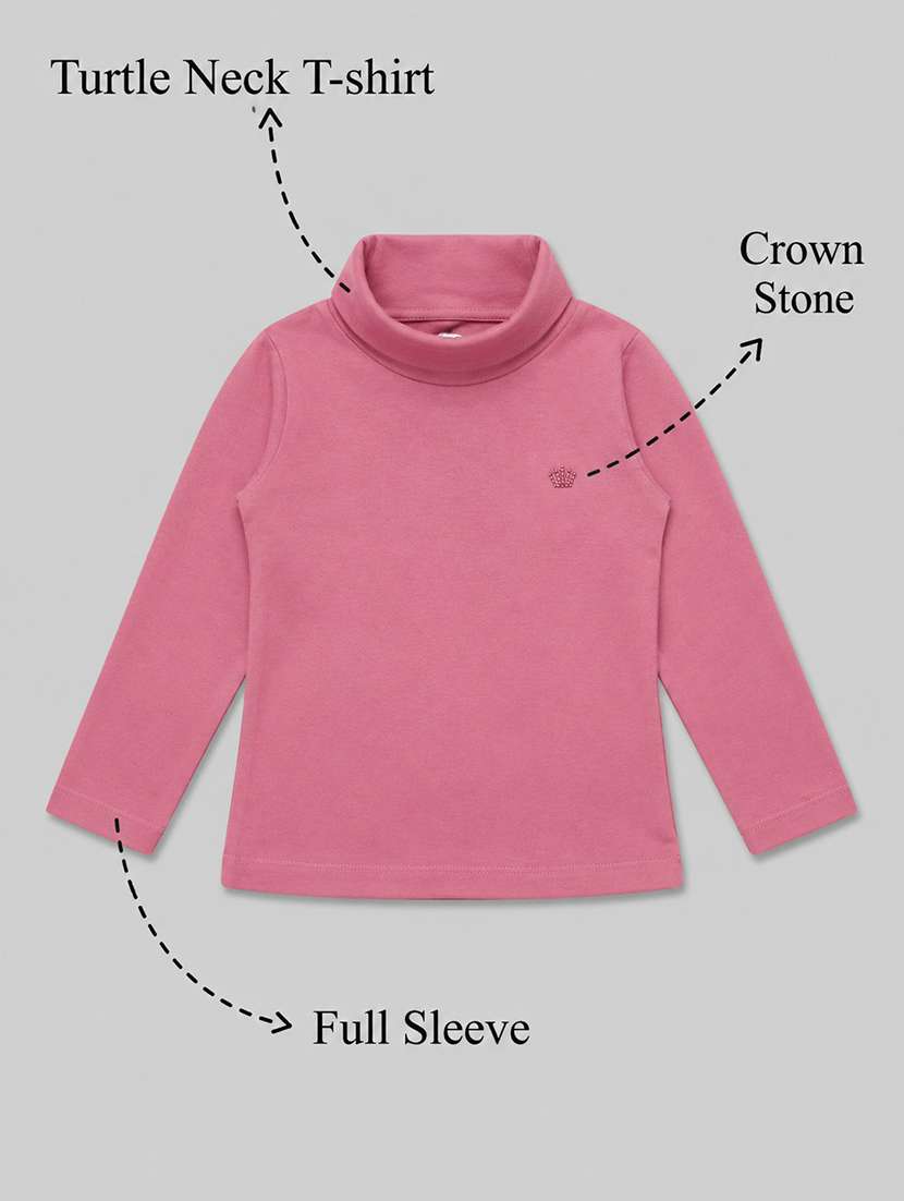 girls pack of 2 solid long sleeves regular tee - 22558798 -  Standard Image - 1