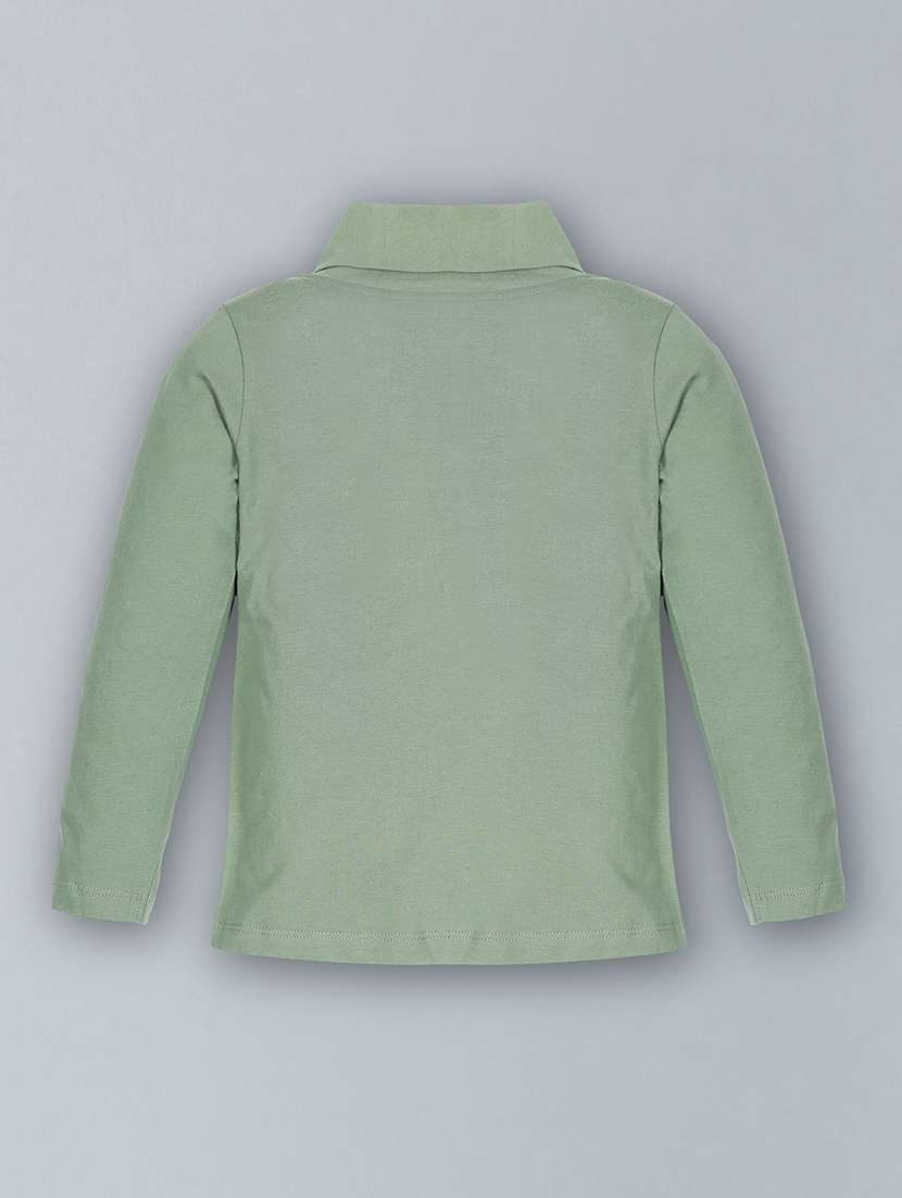 girls pack of 2 solid long sleeves regular tee - 22558799 -  Standard Image - 4