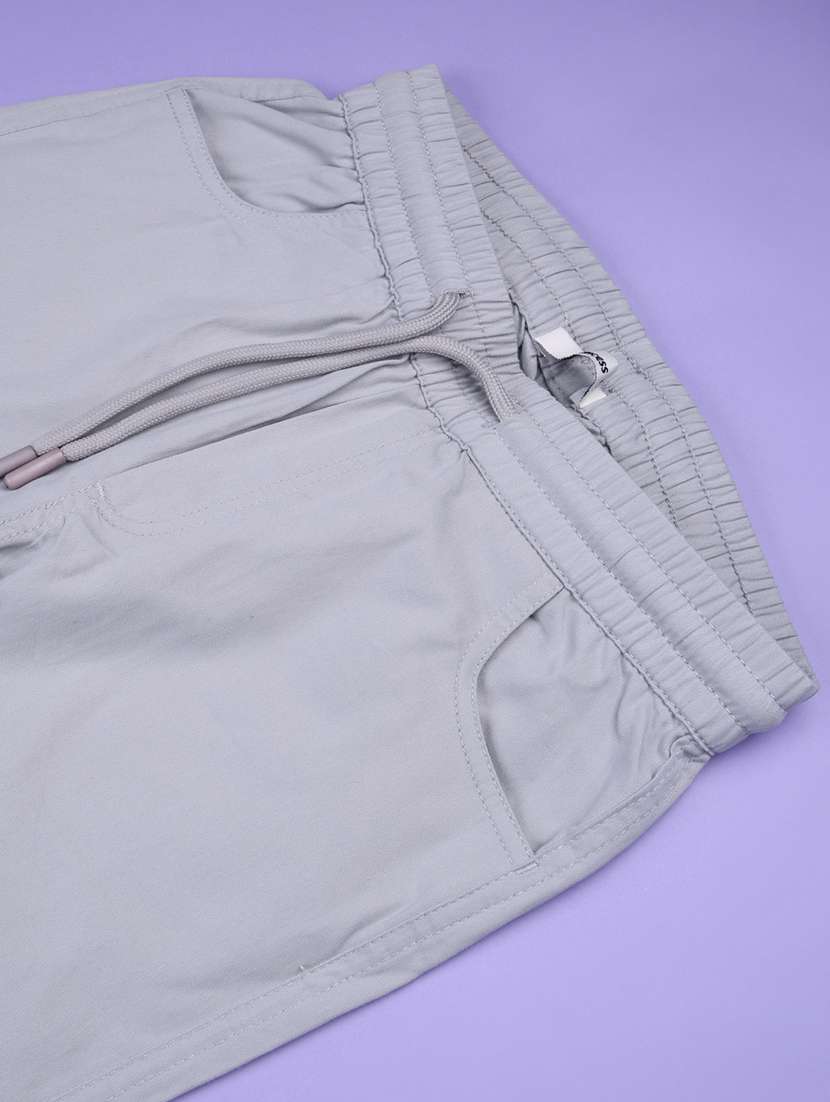 Girls Solid Mid Rise Regular Fit Jogger - 22561160 -  Standard Image - 4